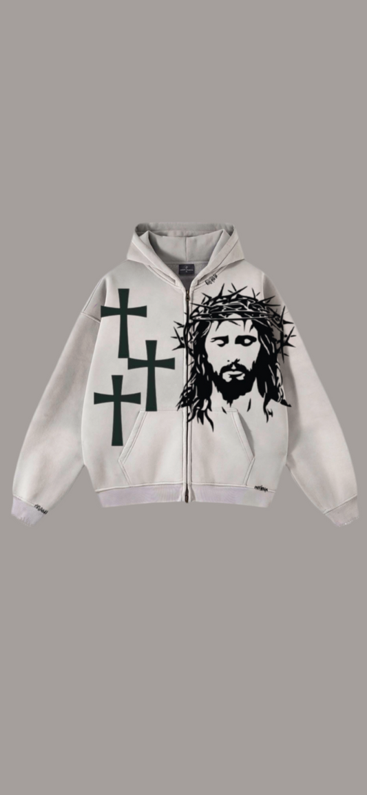 Saints Jesus Zip Up